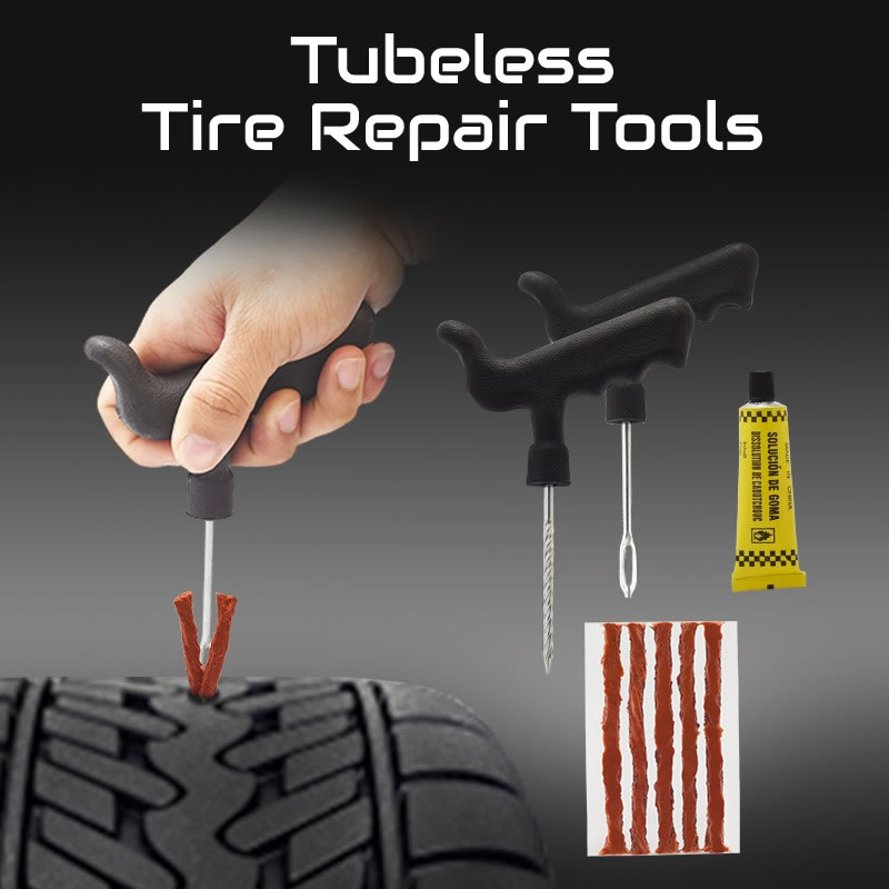 Tubeless Tire Repair Tools Kit