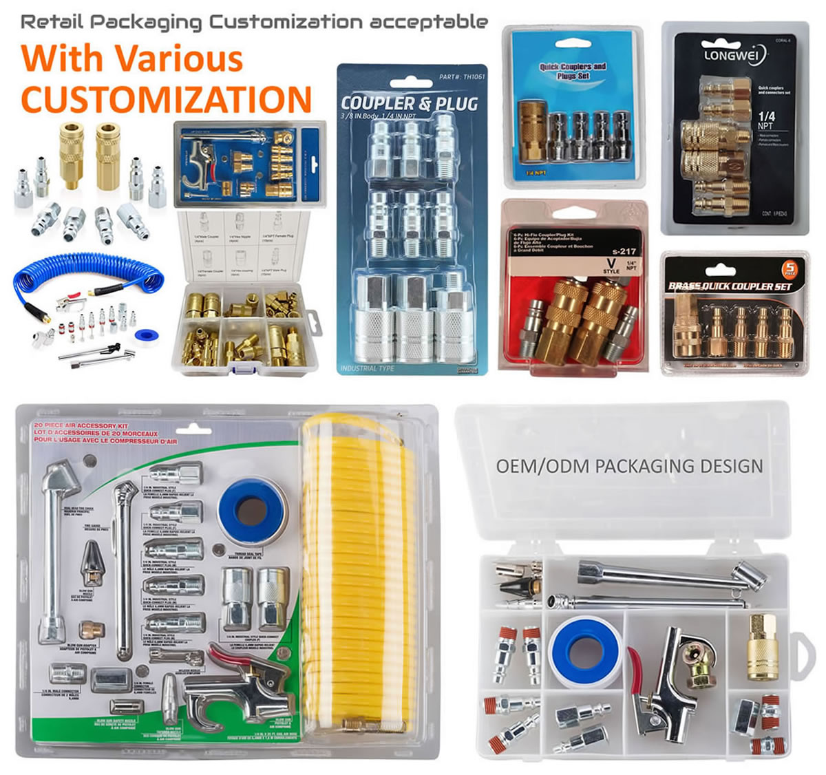 Quick Coupling Retail Customization Package