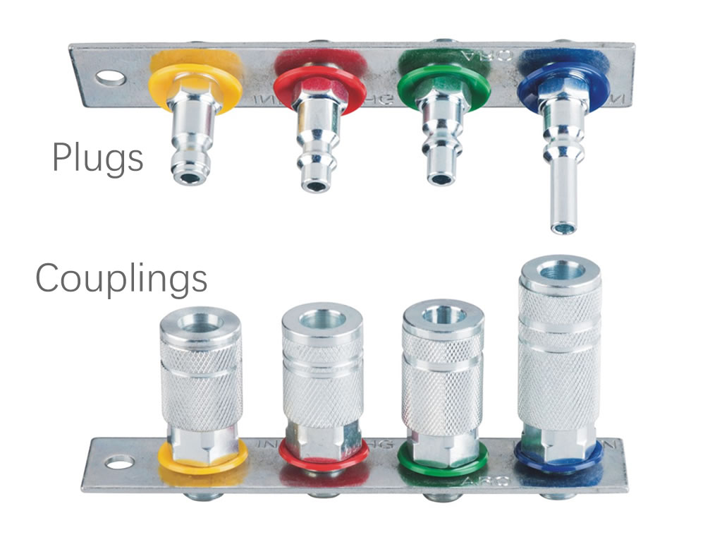 Pneumatic Coupling and Plugs