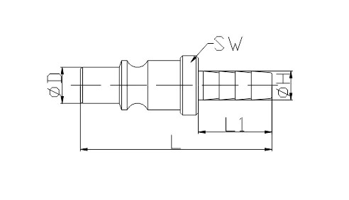 Quick Disconnect Plug LU11-2PH CAD