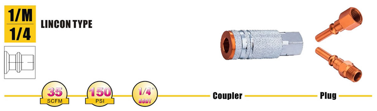 Quick Coupler Air Fittings LU15