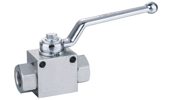 KHB ball valve with mounting holes
