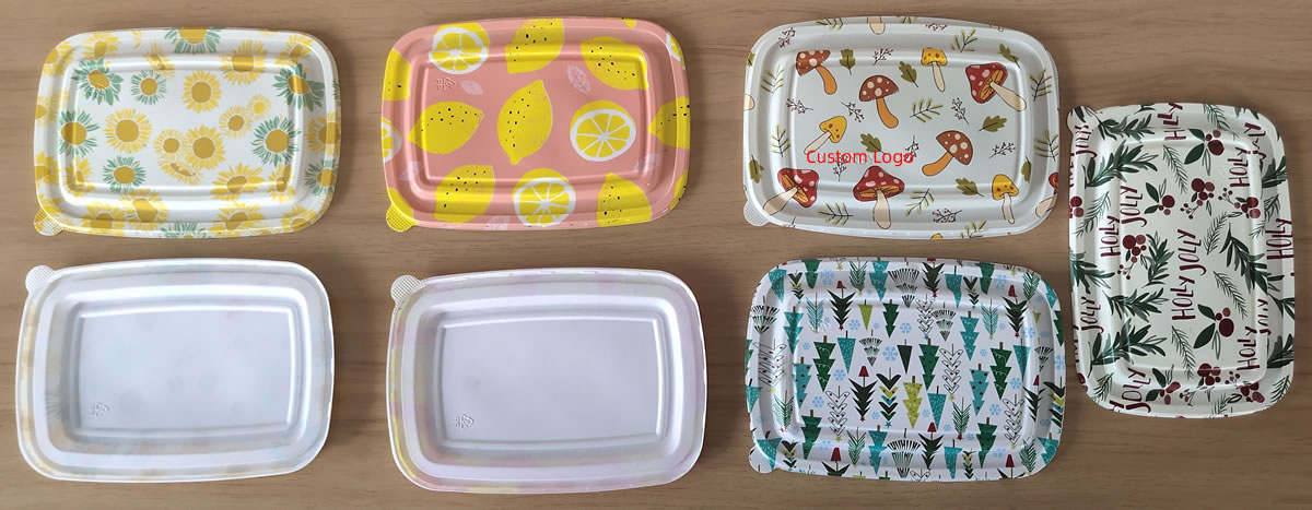 Customized Colorful Food Containers Lid